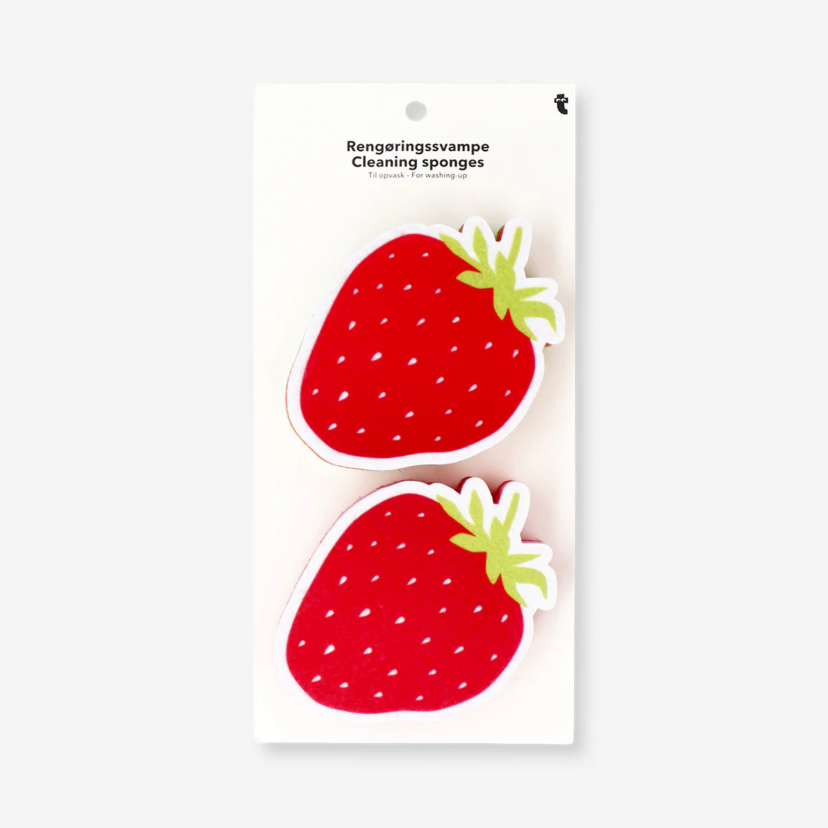 Strawberry cleaning sponges - 2 pcs - Image 3