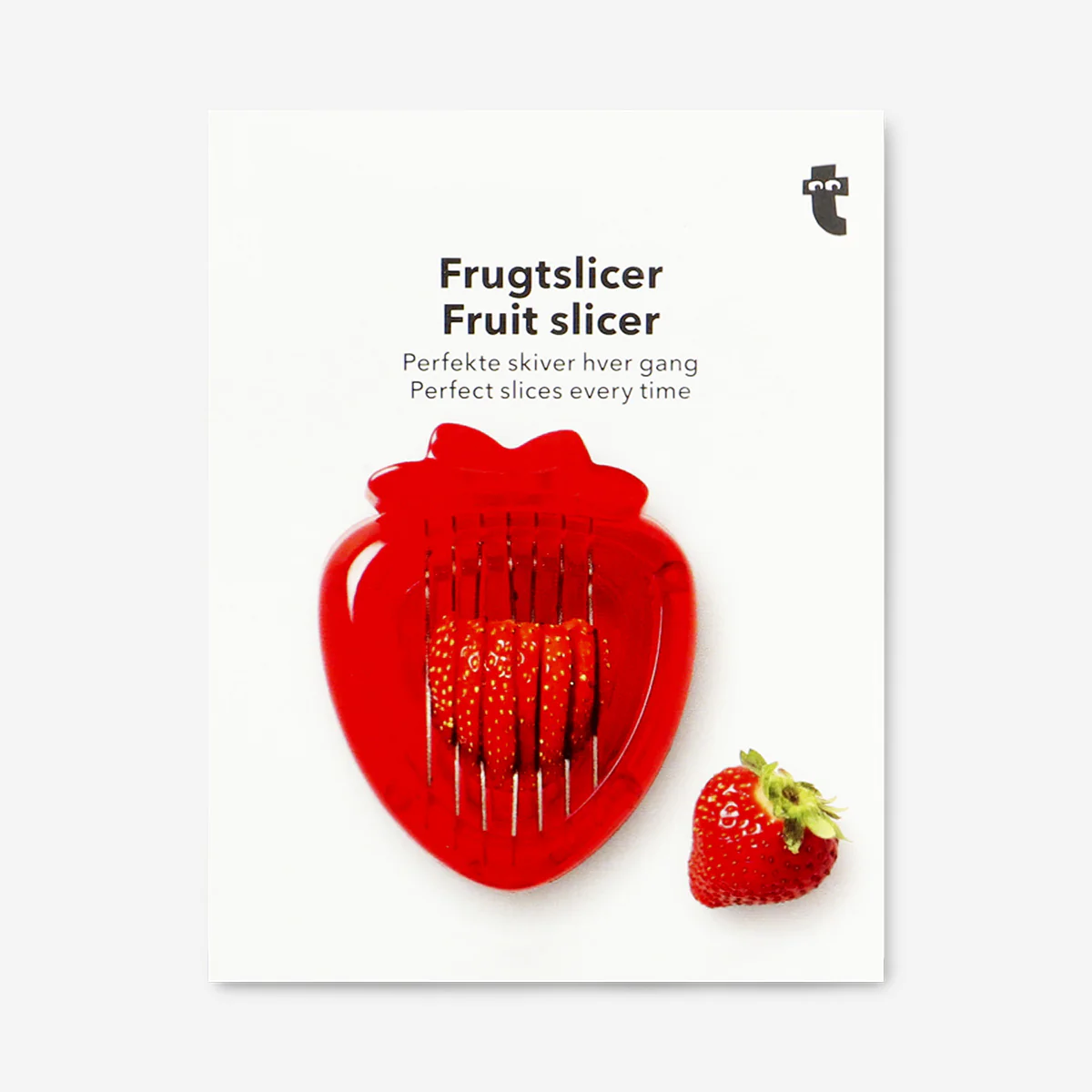 Red strawberry fruit cutter - Image 3