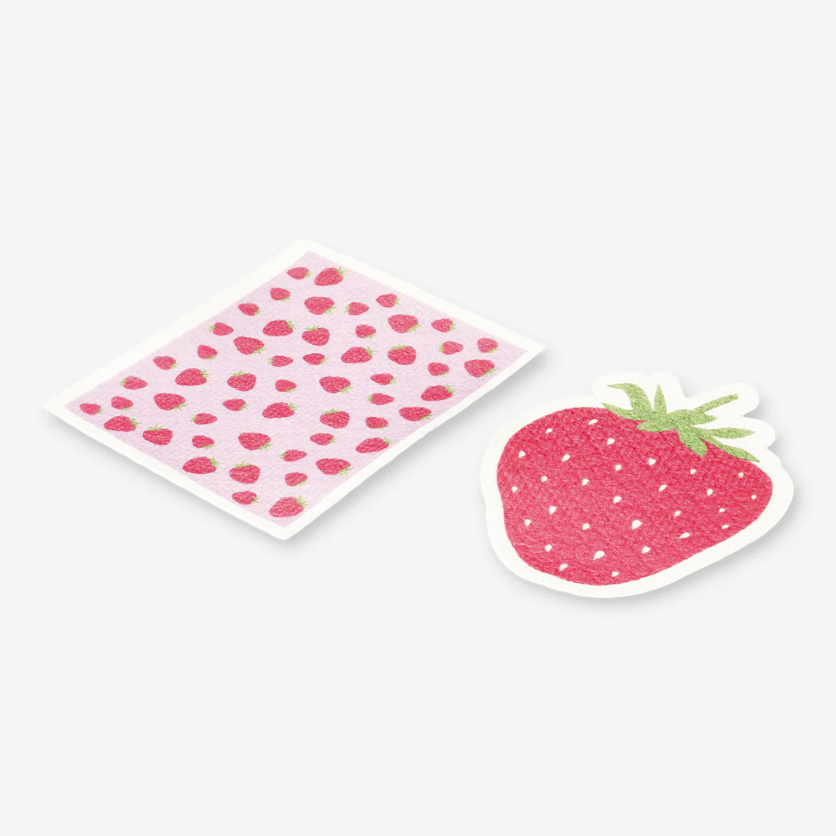Strawberry kitchen cloths - 2 pcs - Image 3