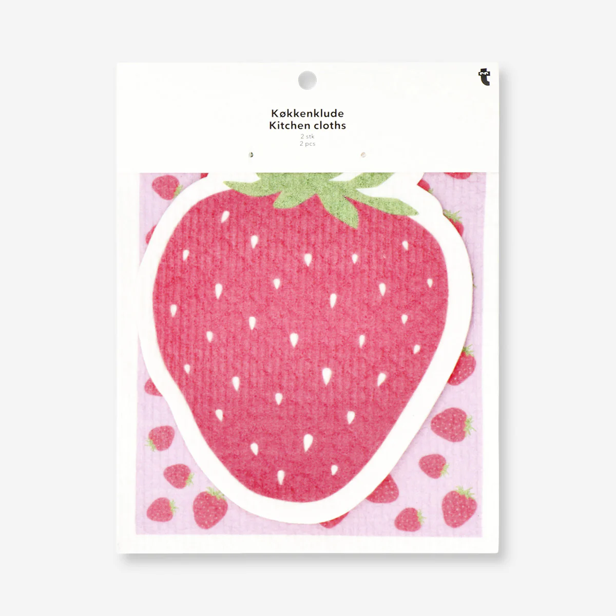 Strawberry kitchen cloths - 2 pcs - Image 4