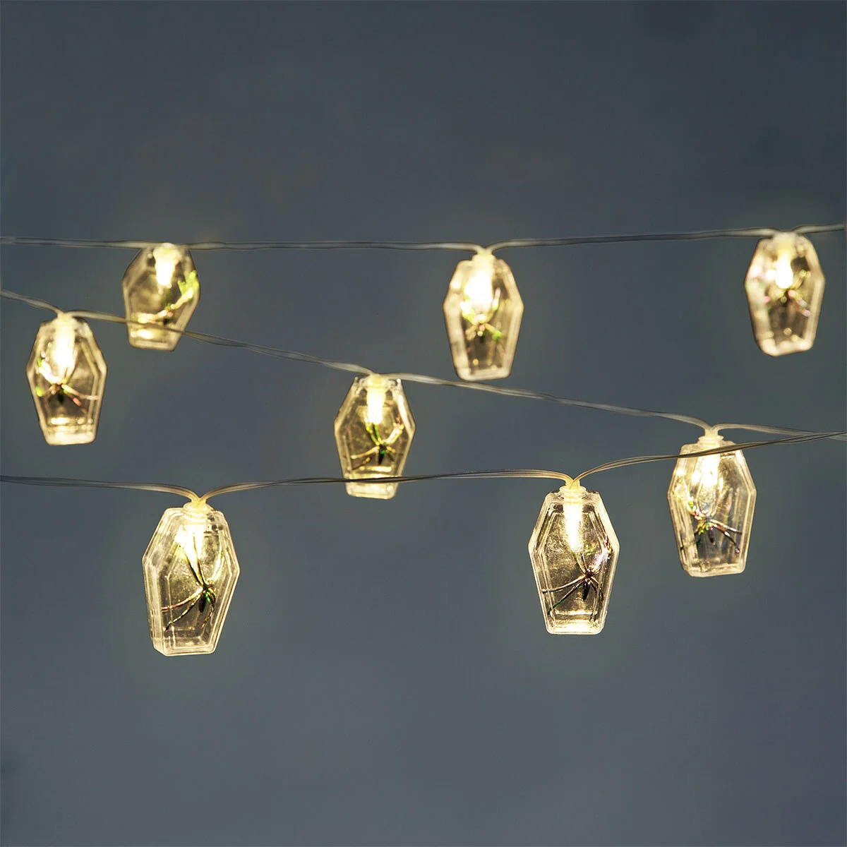 String Lights with Coffins and Spiders - 275 cm - Image 2