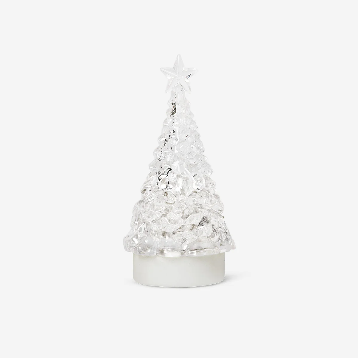 Swirling glitter Christmas tree - 12 cm - Image 2
