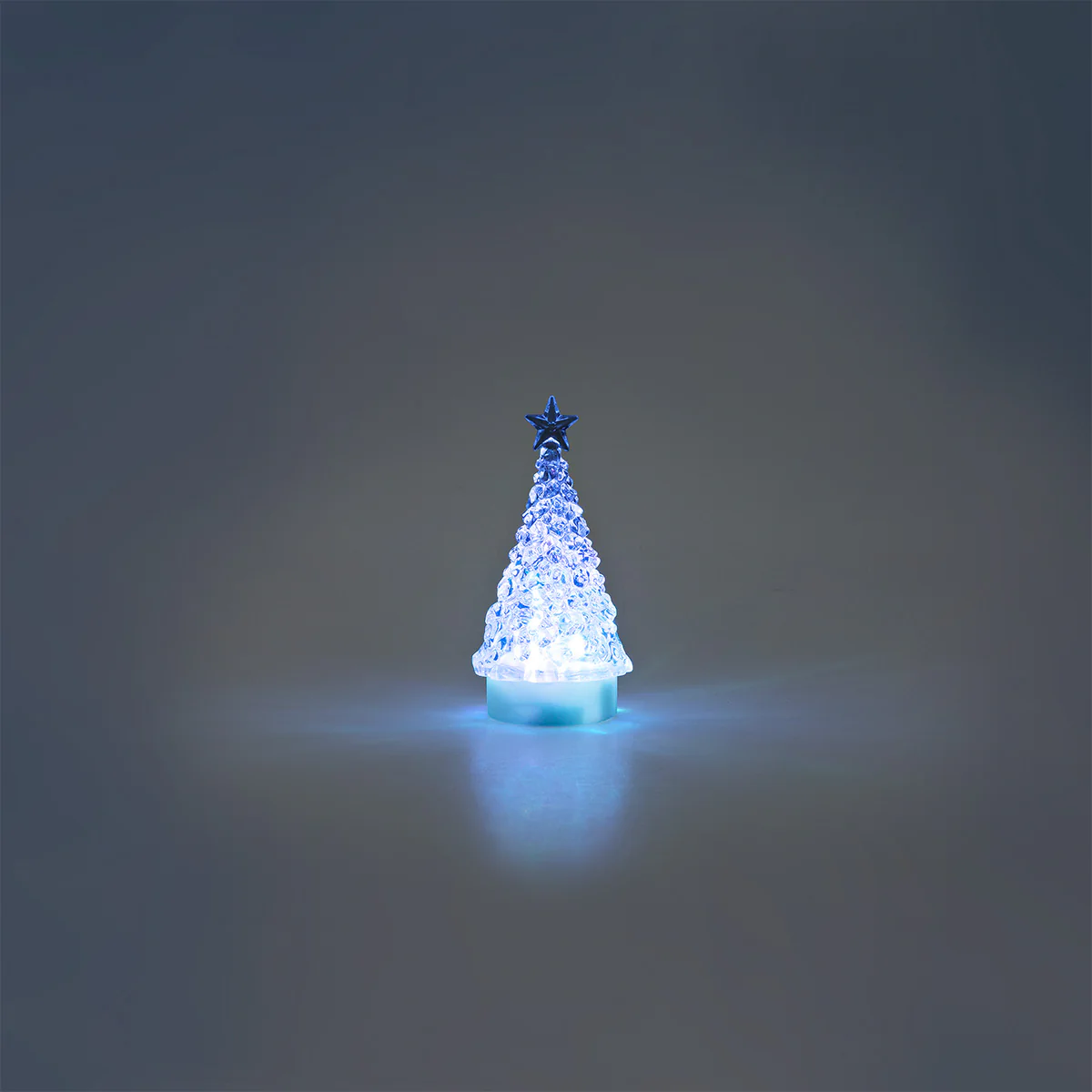 Swirling glitter Christmas tree - 12 cm - Image 3