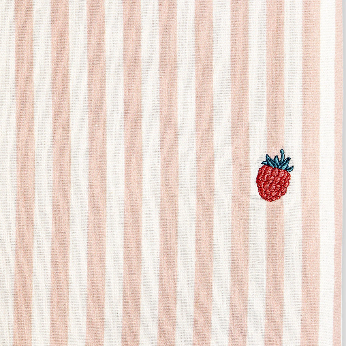 Tablecloth with embroidered raspberry - 140x220 cm - Image 4