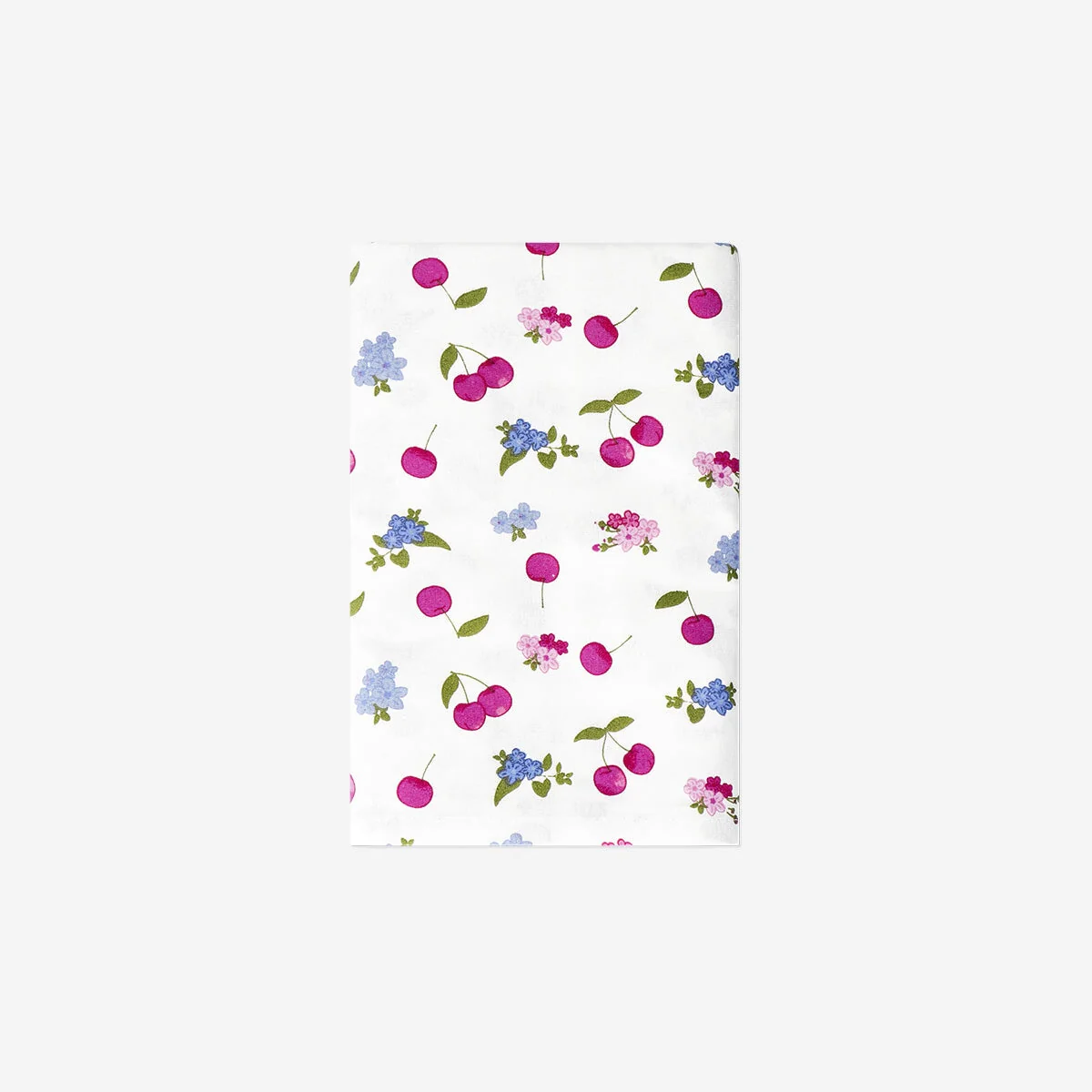 Floral tablecloth with cherries - 140 x 220 cm - Image 2