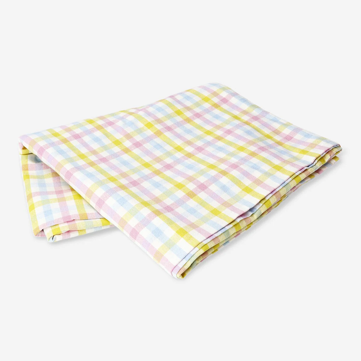 Tablecloth with multi colored checks - 140x220 cm - Image 3
