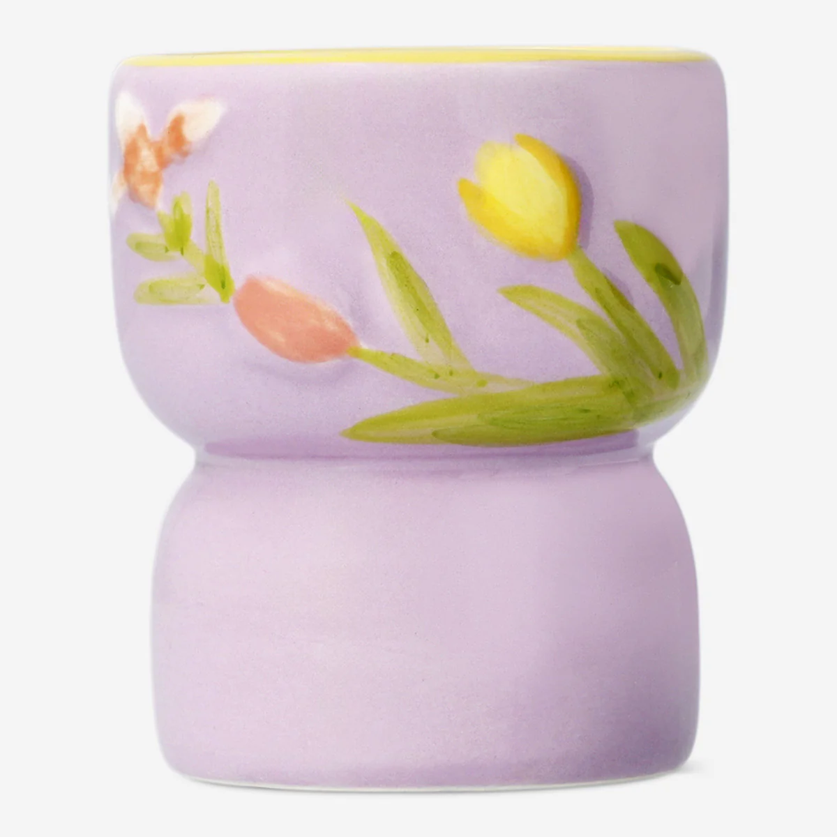 Tealight holder with embossed flowers - Image 2