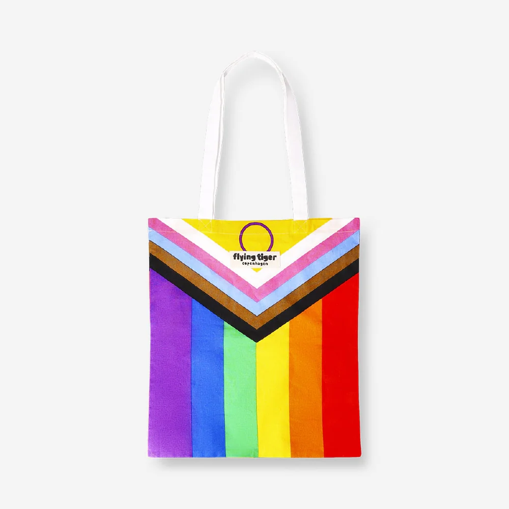 Tote bag - Rainbow flag print