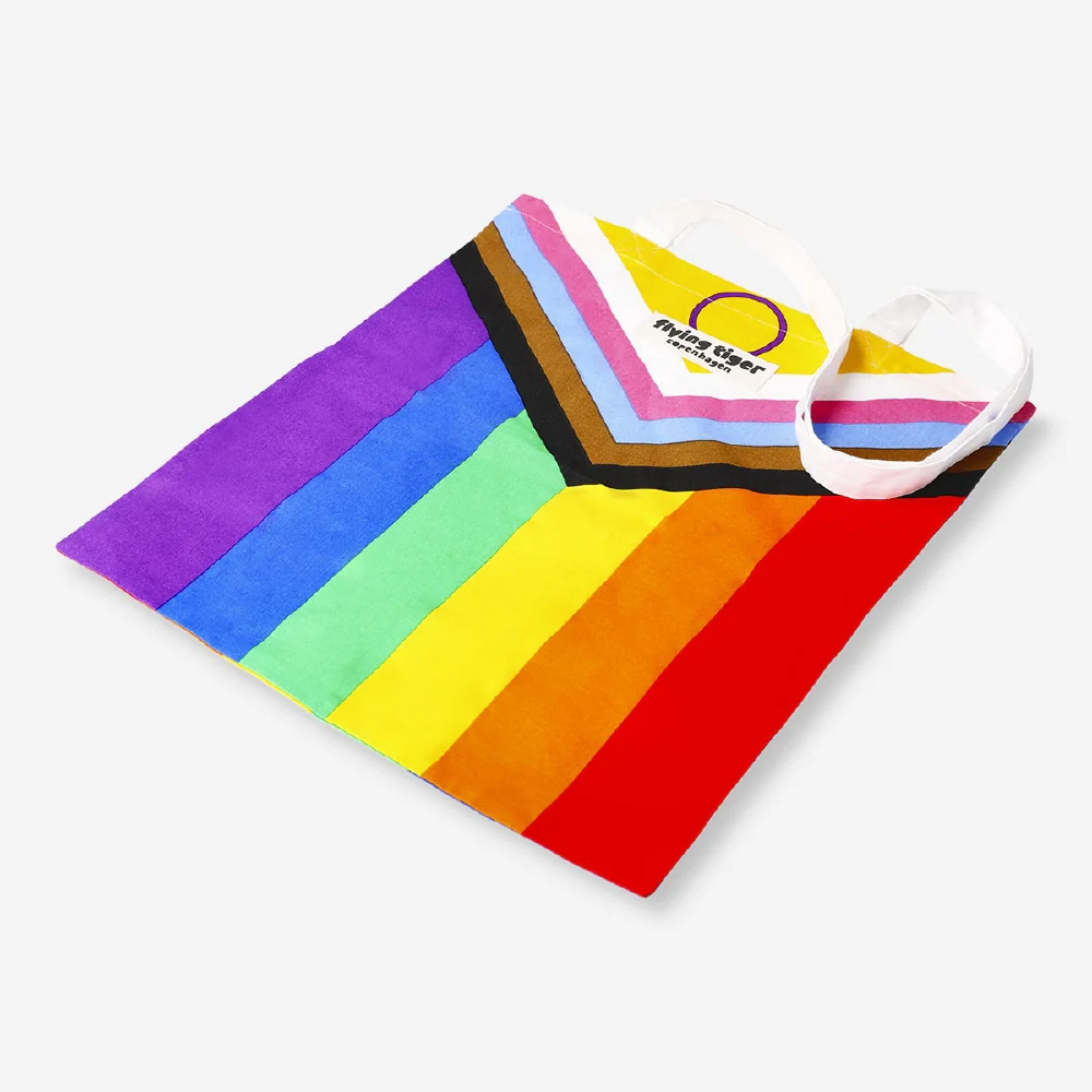 Tote bag - Rainbow flag print - Image 3