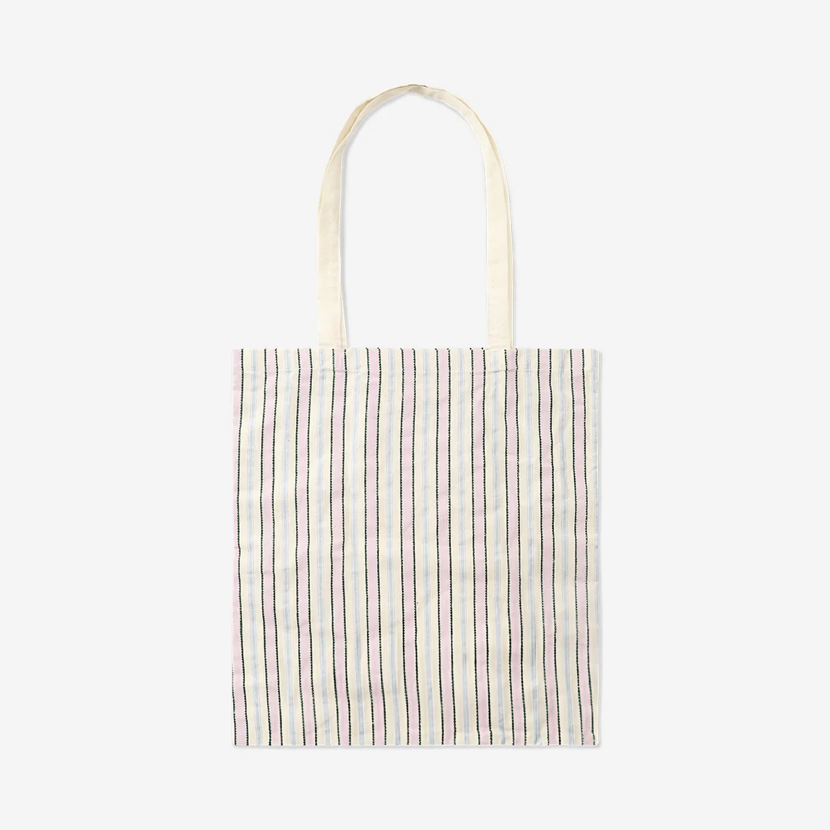Tote bag - Stripes with a pocket - Image 2