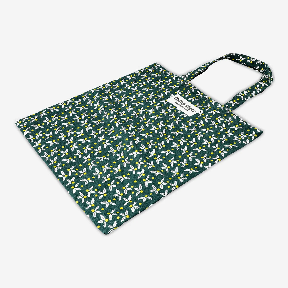 Tote bag with holly print - Image 2