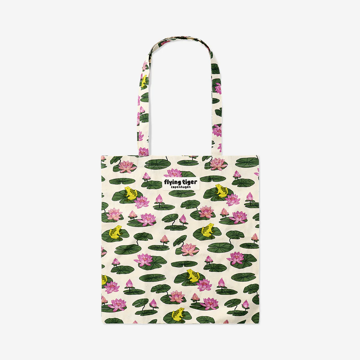 Tote bag - Frogs and lily pads