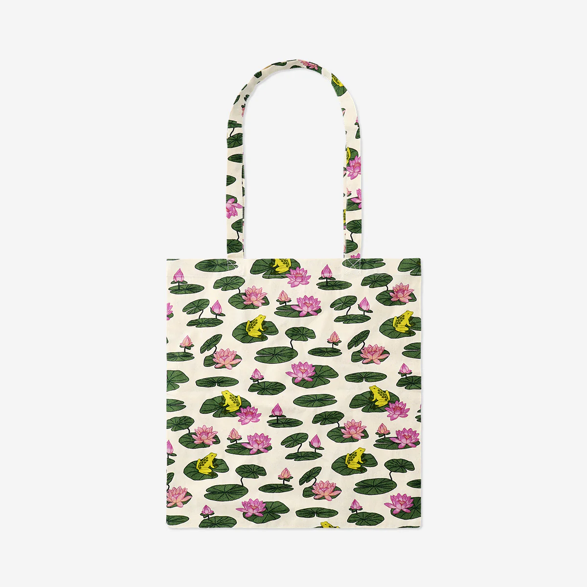 Tote bag - Frogs and lily pads - Image 2