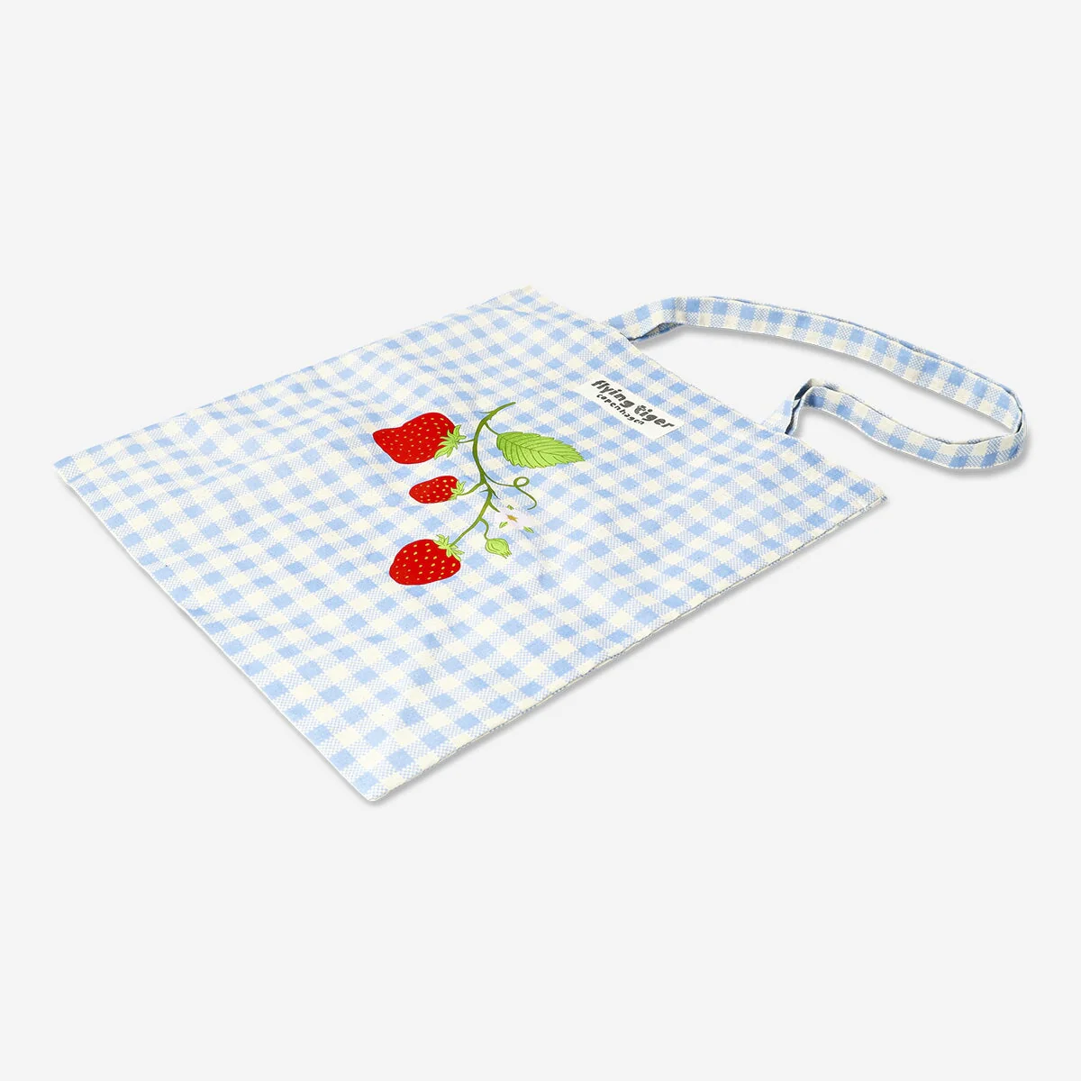 Tote bag with strawberry print - Image 3