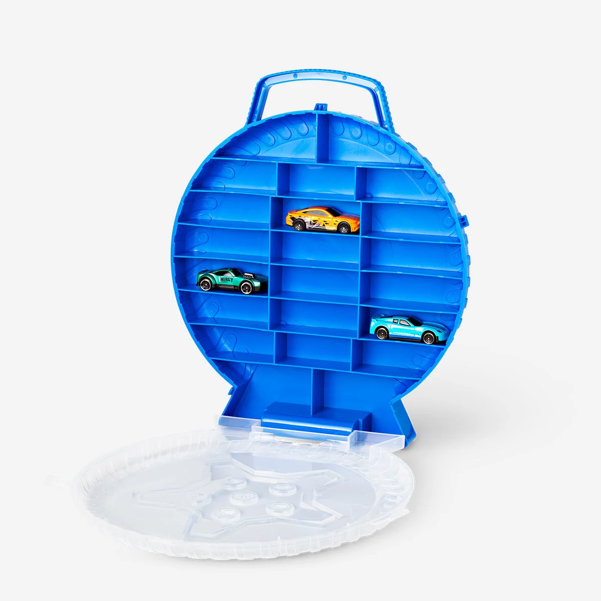 Toy car storage with 3 cars - Image 2