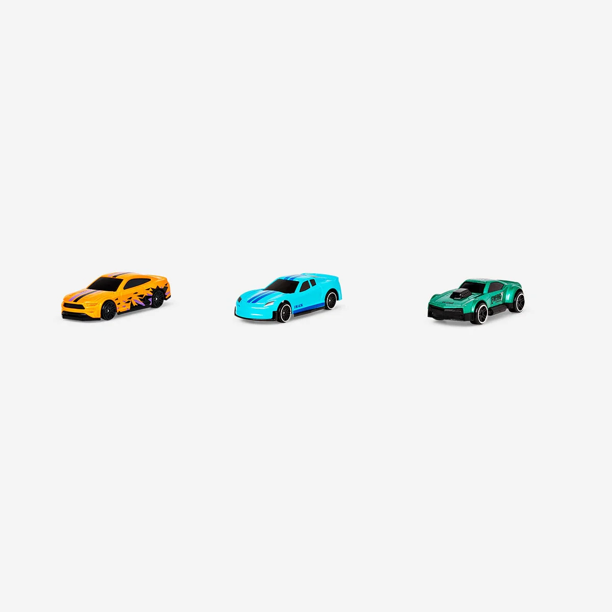 Toy car storage with 3 cars - Image 3