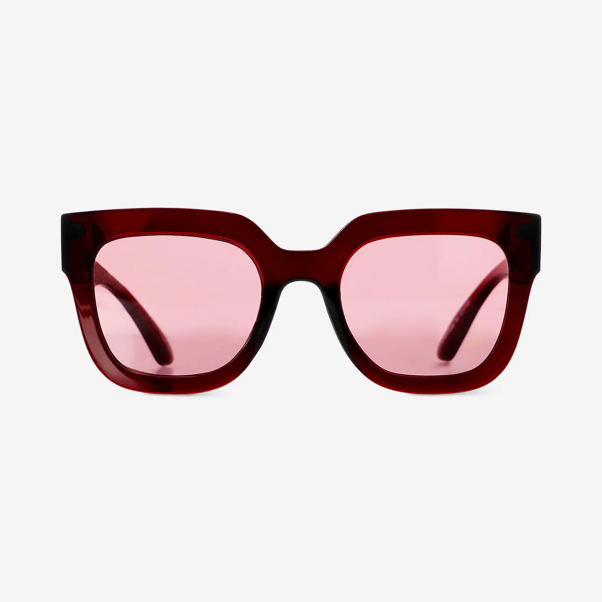 Transparent red sunglasses - Image 3