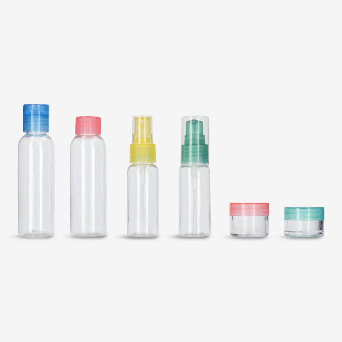 Travel bottles set - 6 pcs - Image 2