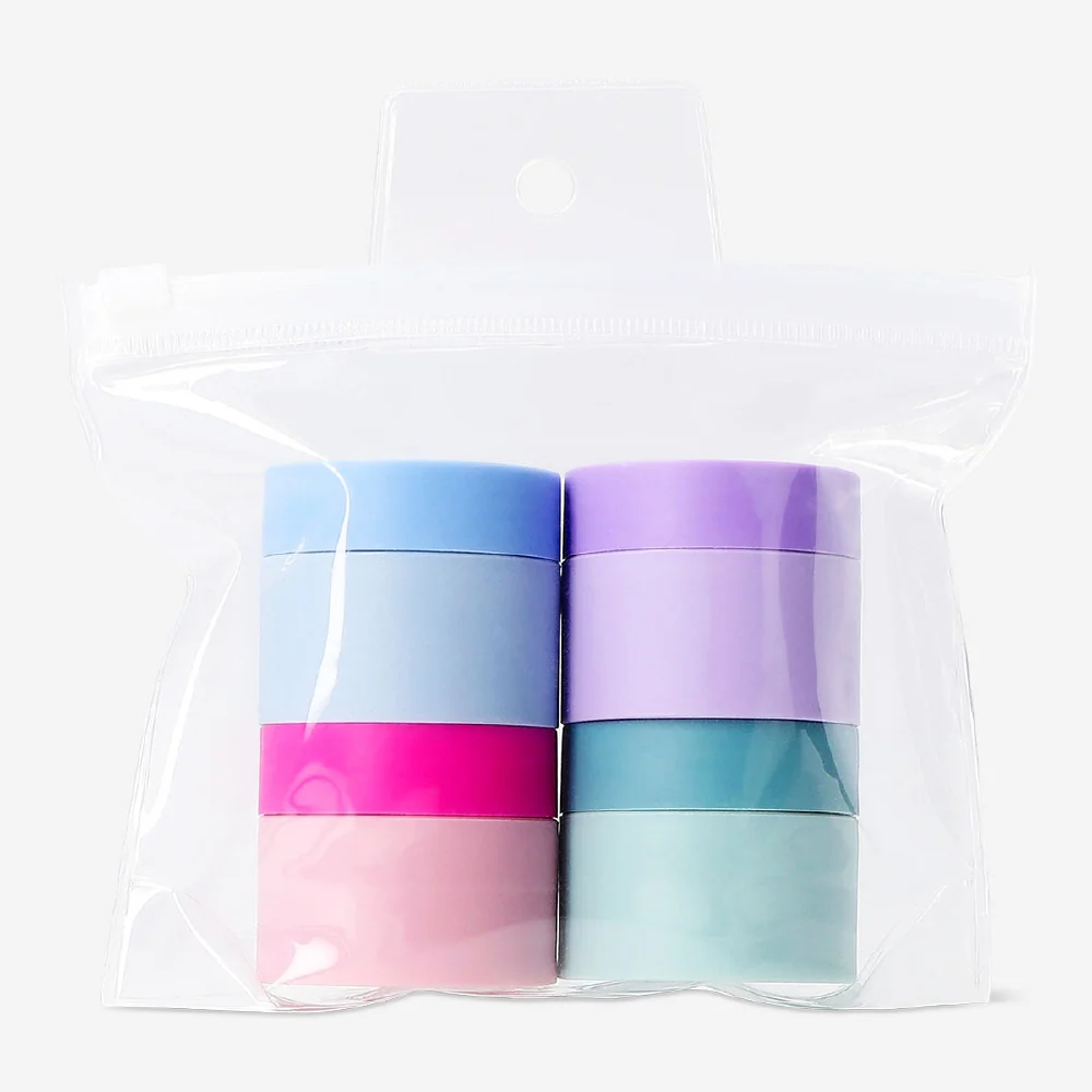 Travel jars with stickers - 4 pcs - Image 3