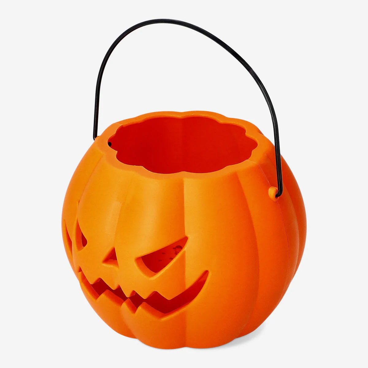 Trick-or-Treat Pumpkin-Shaped Bucket with Sound - Image 2