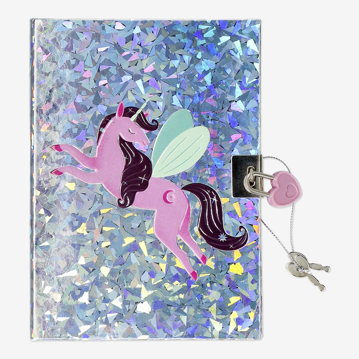 Unicorn diary with lock