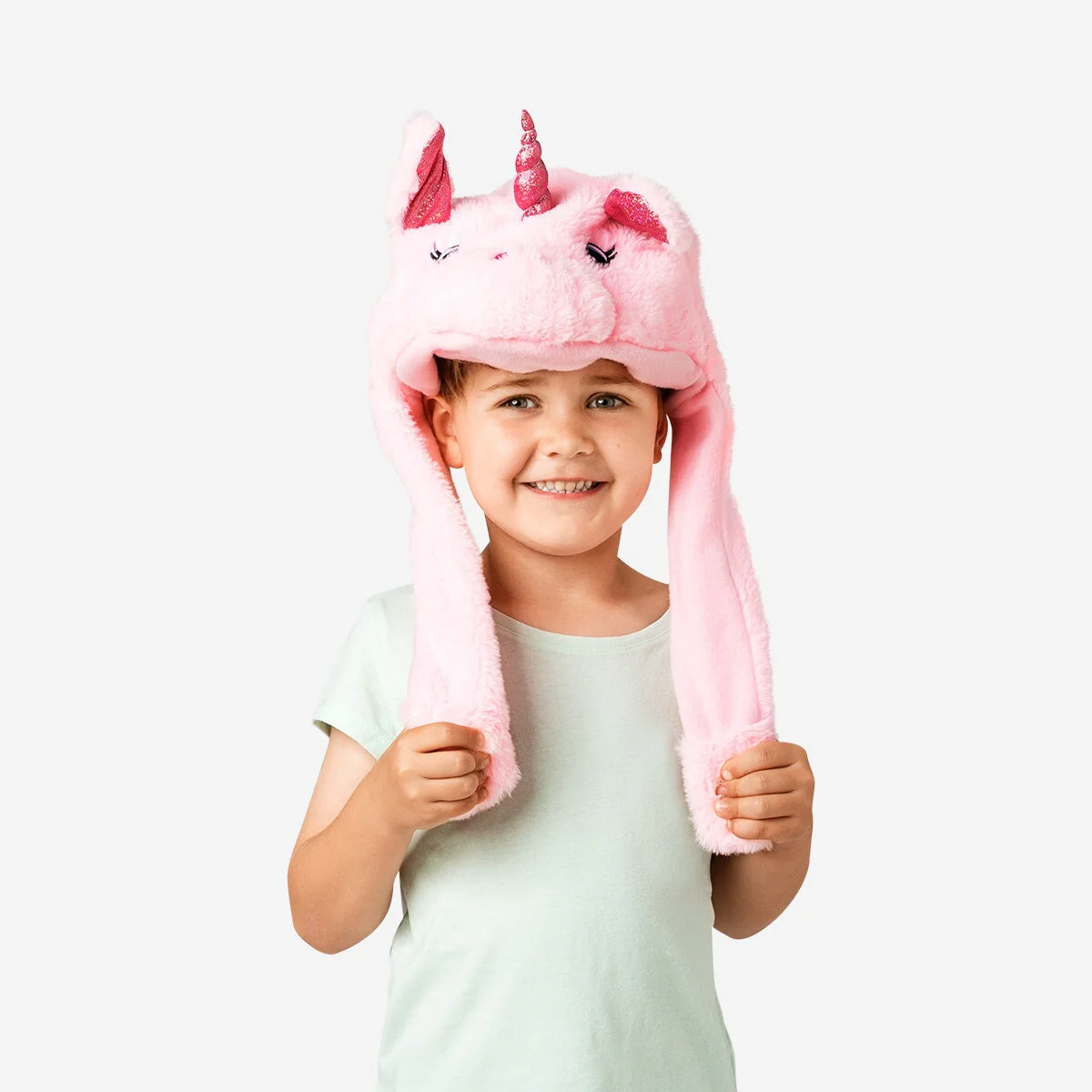 Unicorn hat with moving ears. For kids - Image 2
