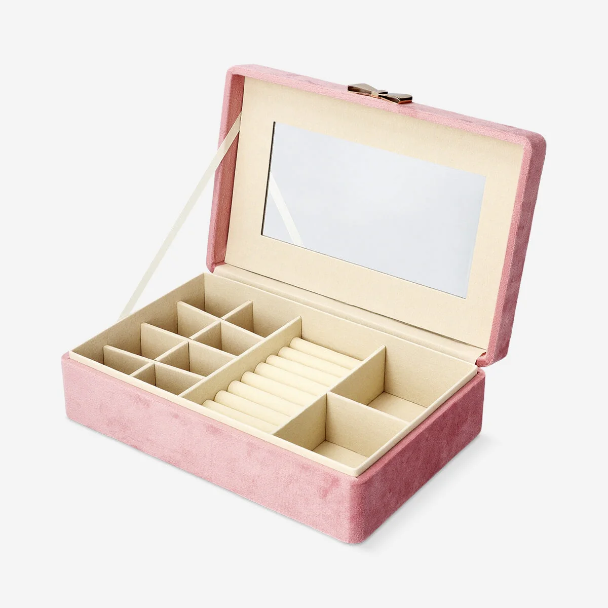 Velvet jewellery box with print - 25 cm - Image 2