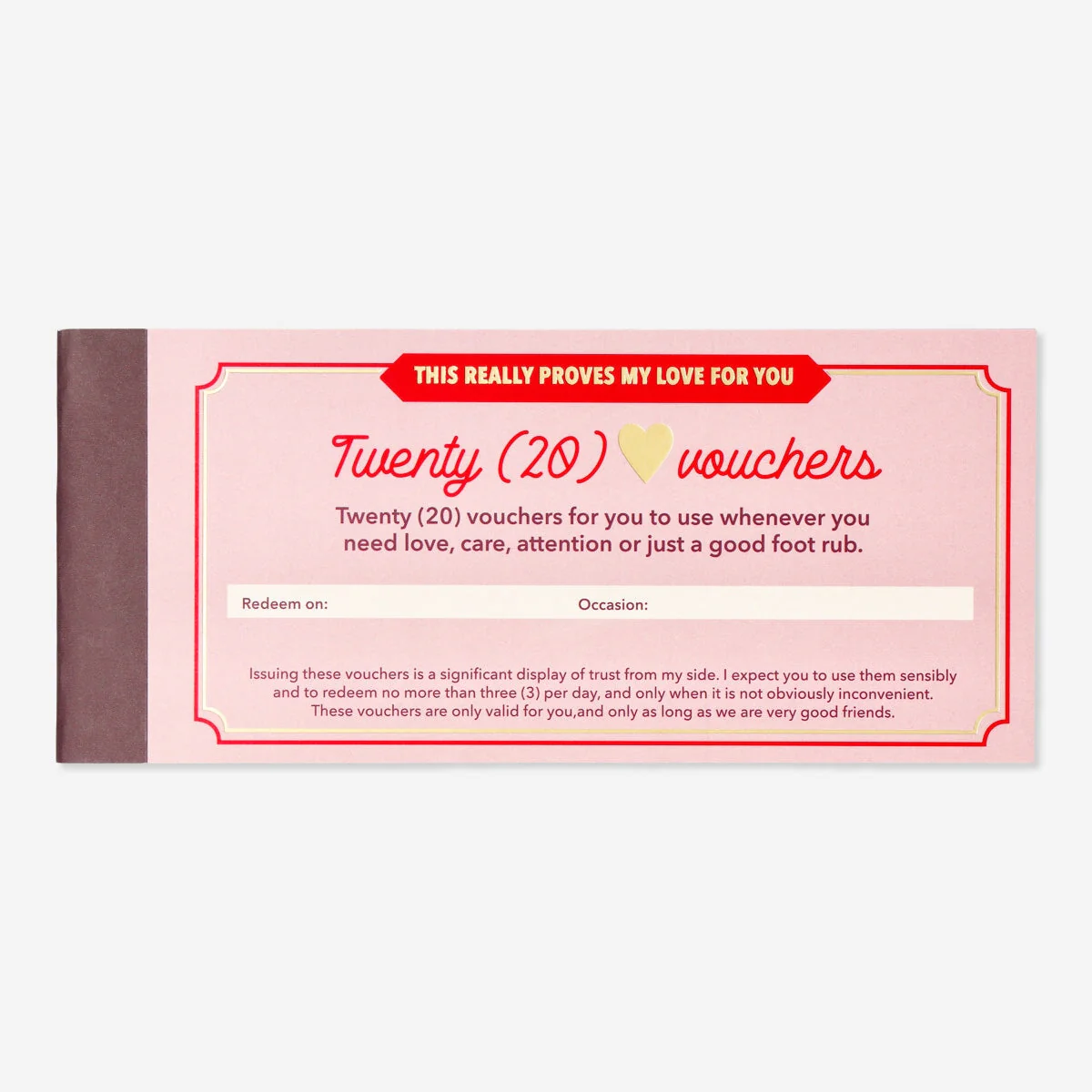 Vouchers. 20 pcs