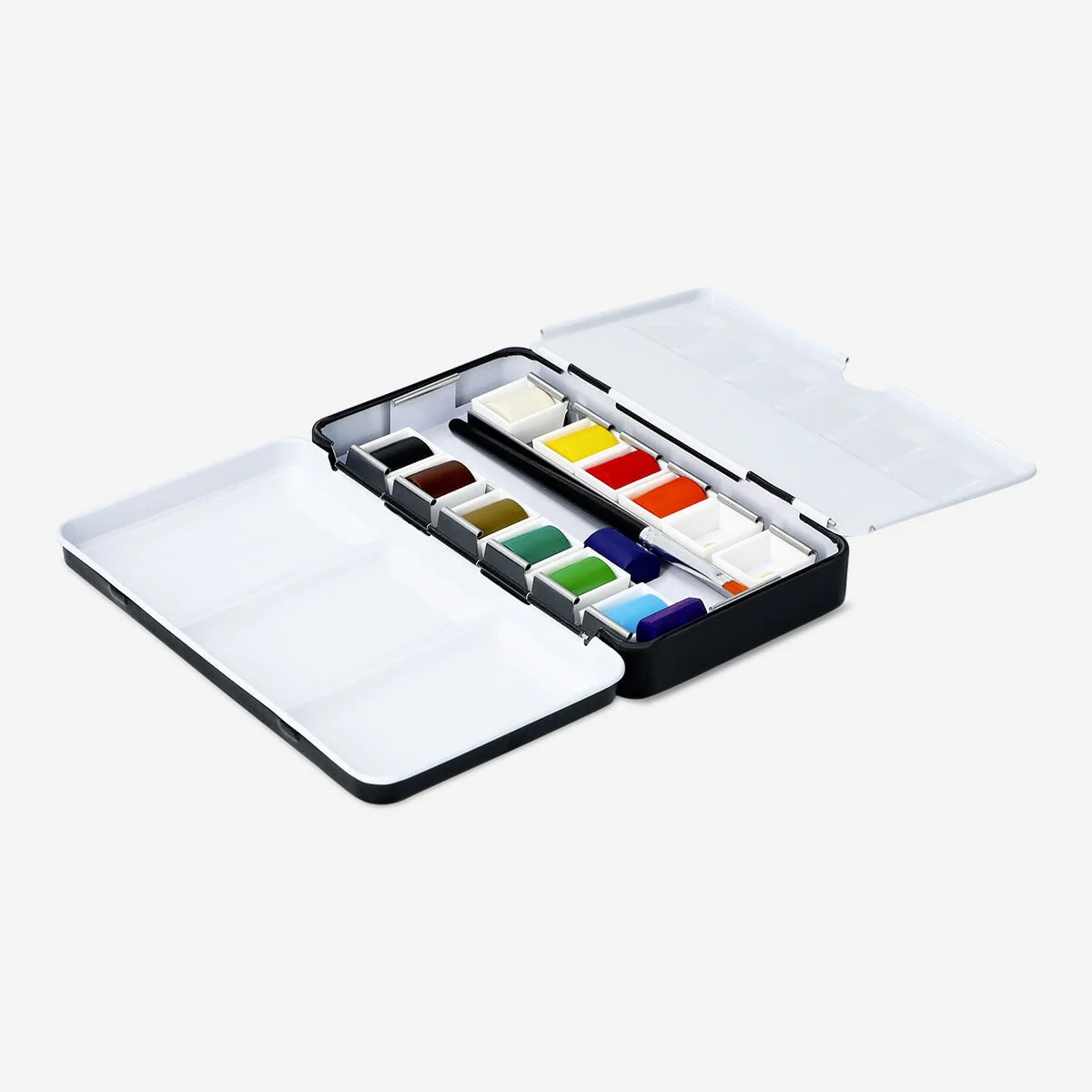 Watercolours in metal box - 12 pcs - Image 3