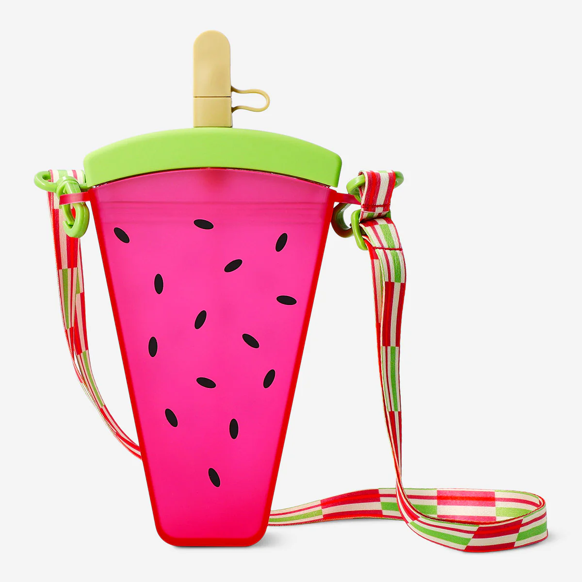Watermelon drinking bottle with carry strap - - Image 2