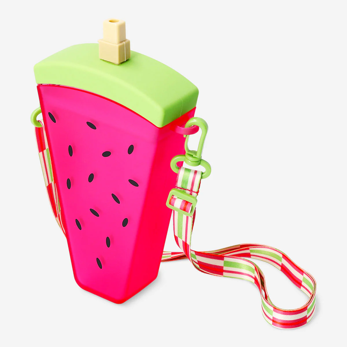 Watermelon drinking bottle with carry strap - - Image 3