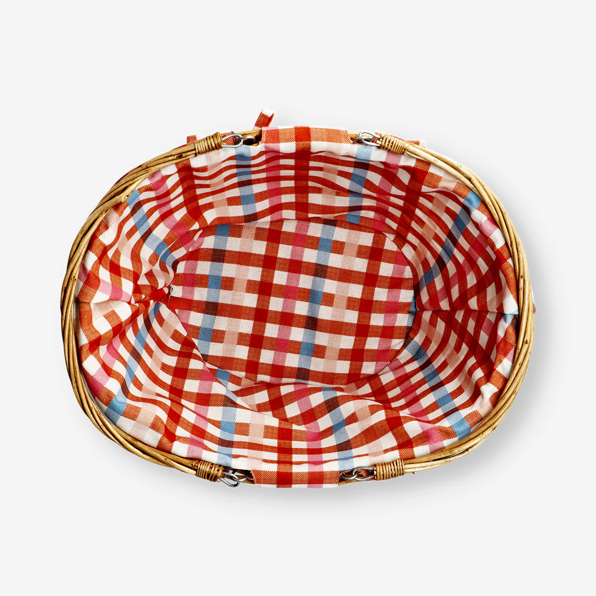 Weaved picnic basket - 41 cm - Image 4