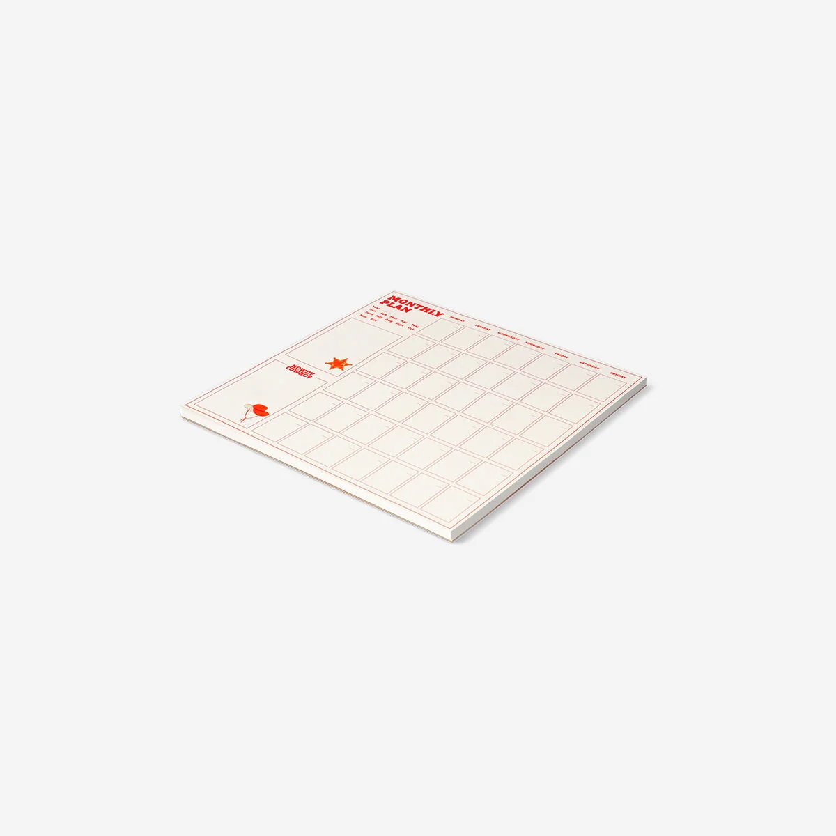 Western themed monthly planner - Image 2