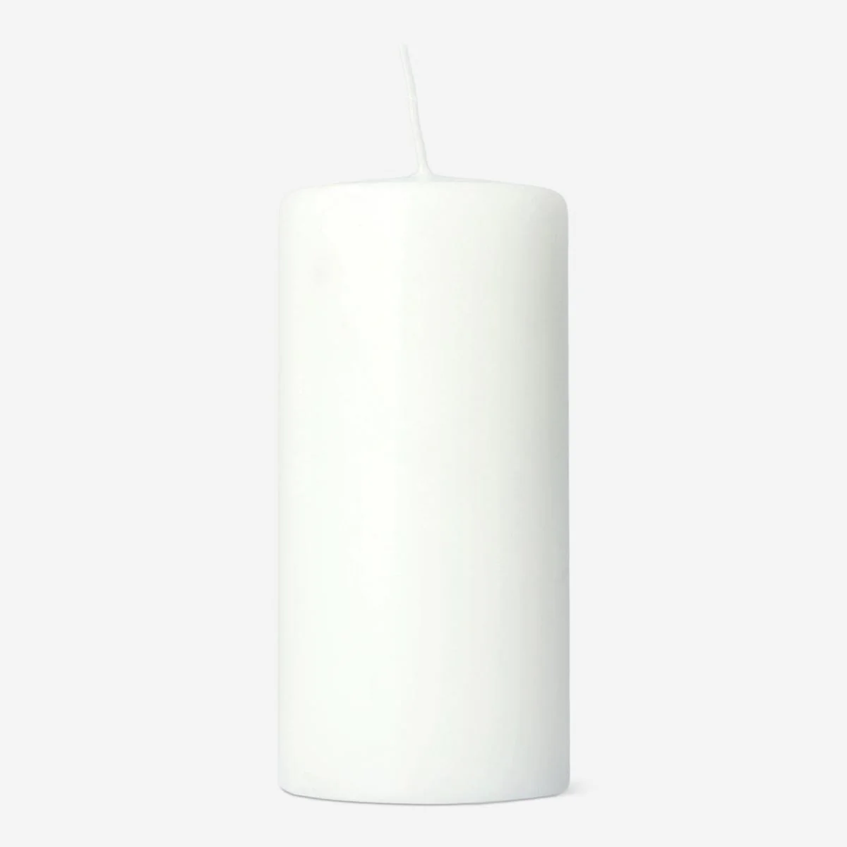 White Pillar Candle - 14 cm