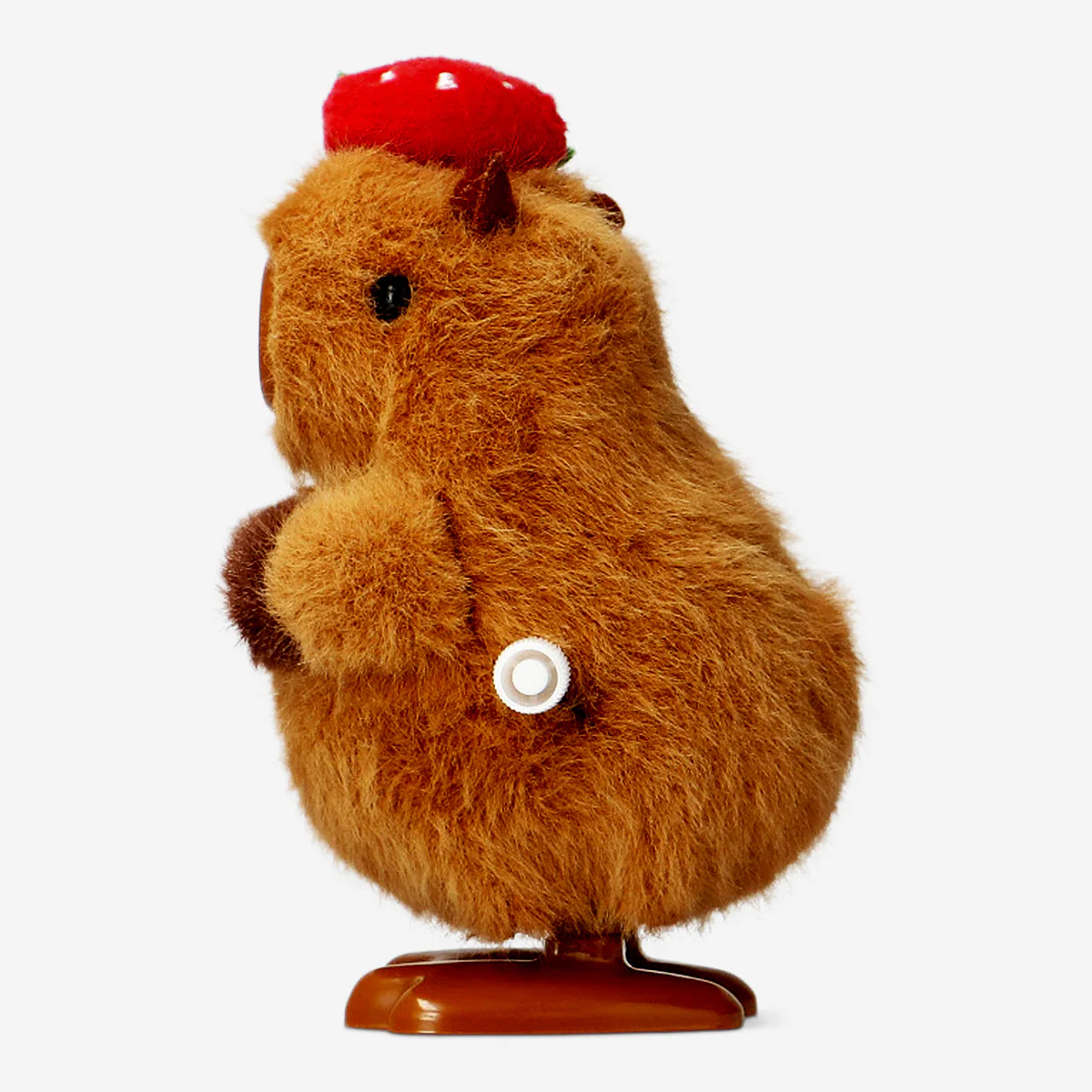 Wind up capybara with strawberry hat - Image 3