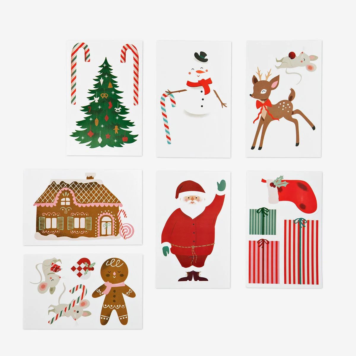 Window stickers. 16 pcs