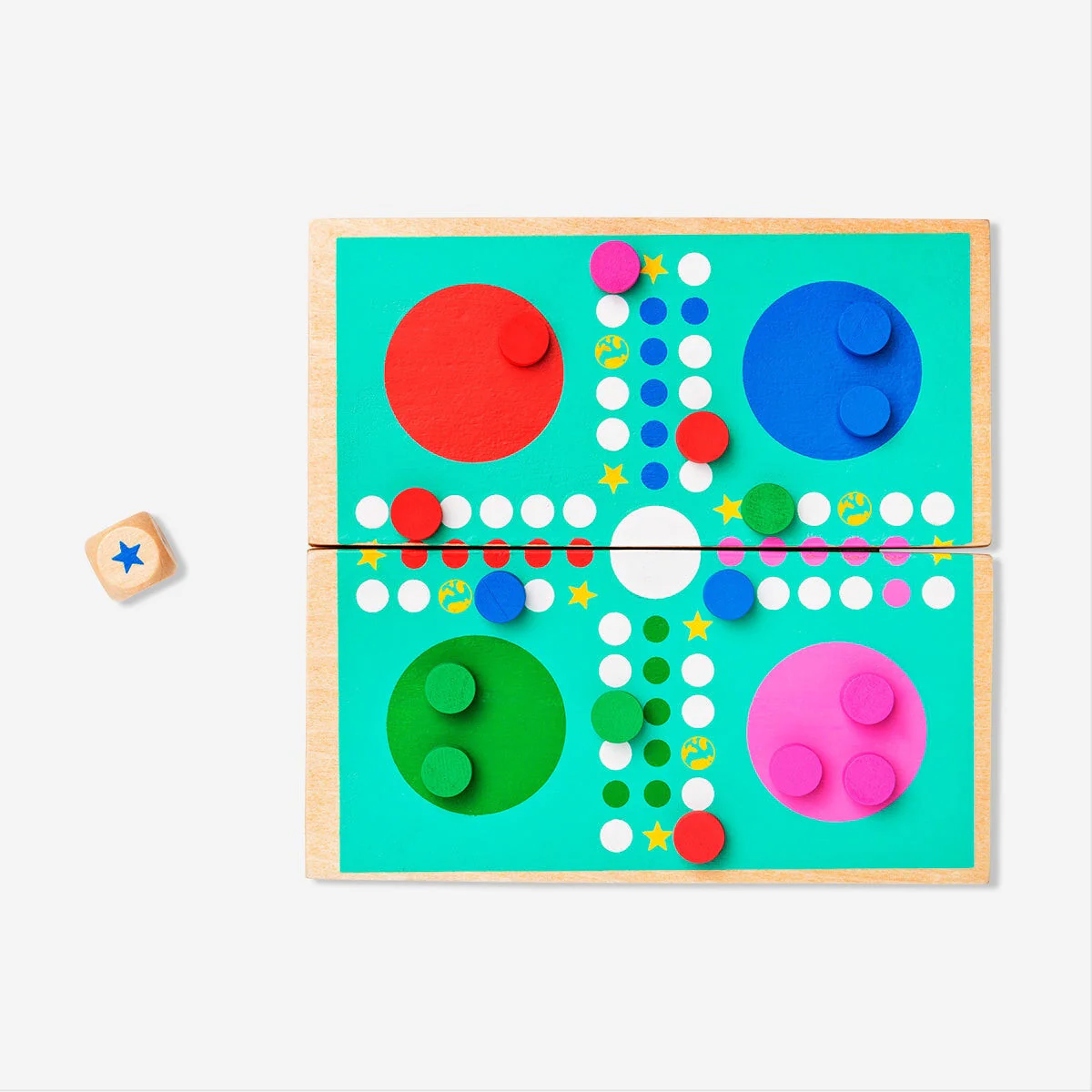 Wooden Ludo Game - Image 2