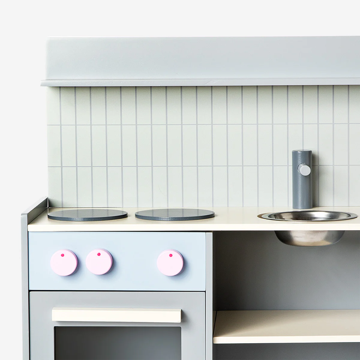 Wooden play kitchen set - 56 cm - Image 3