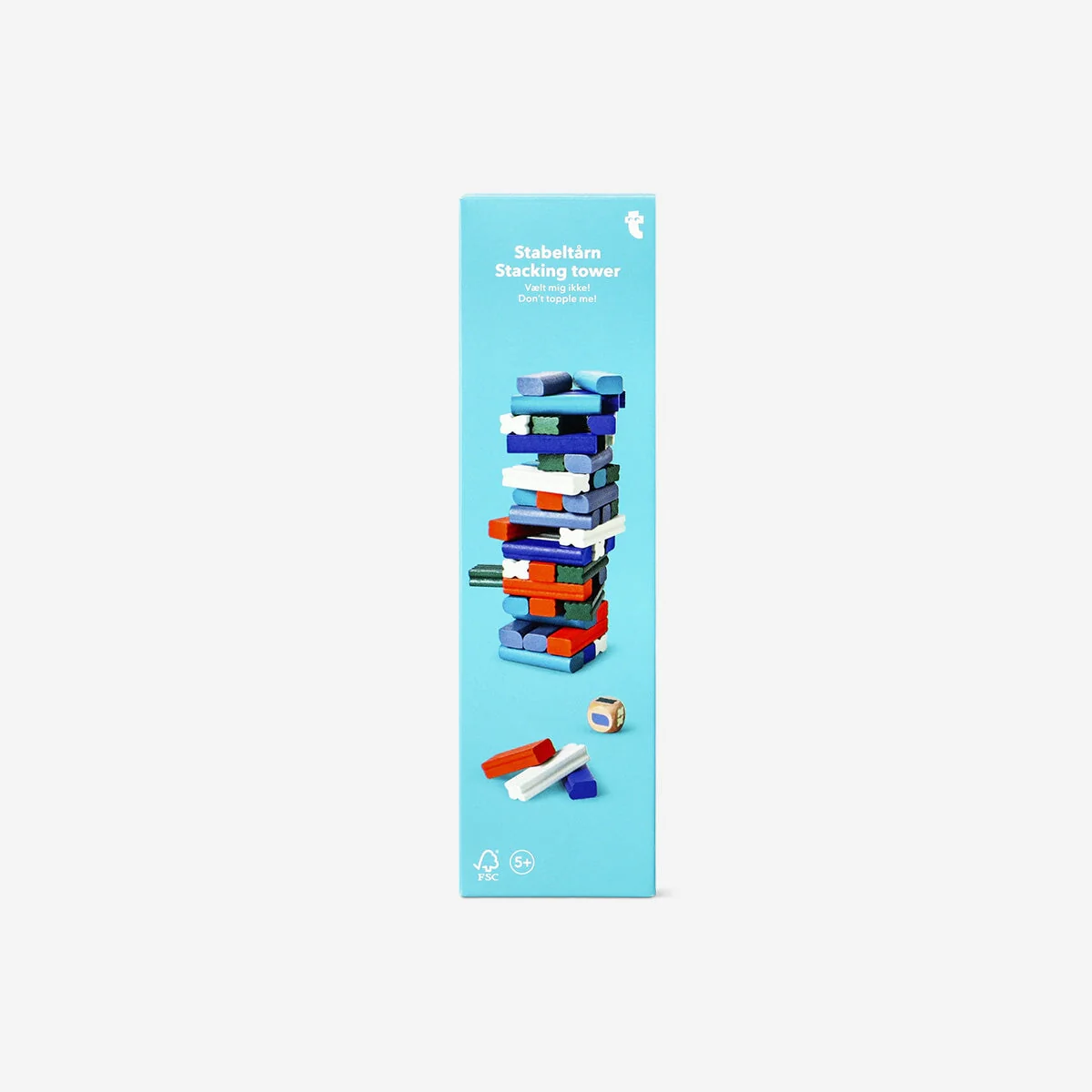 Wooden stacking tower game - Image 3