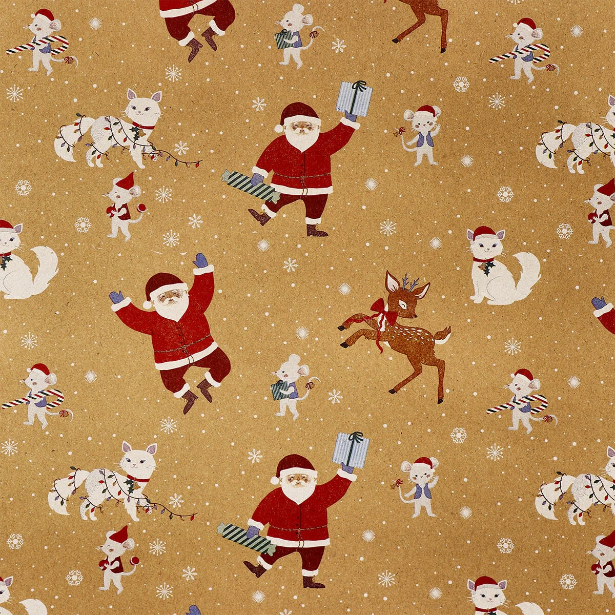 400 cm Wrapping paper - Santa - Image 2