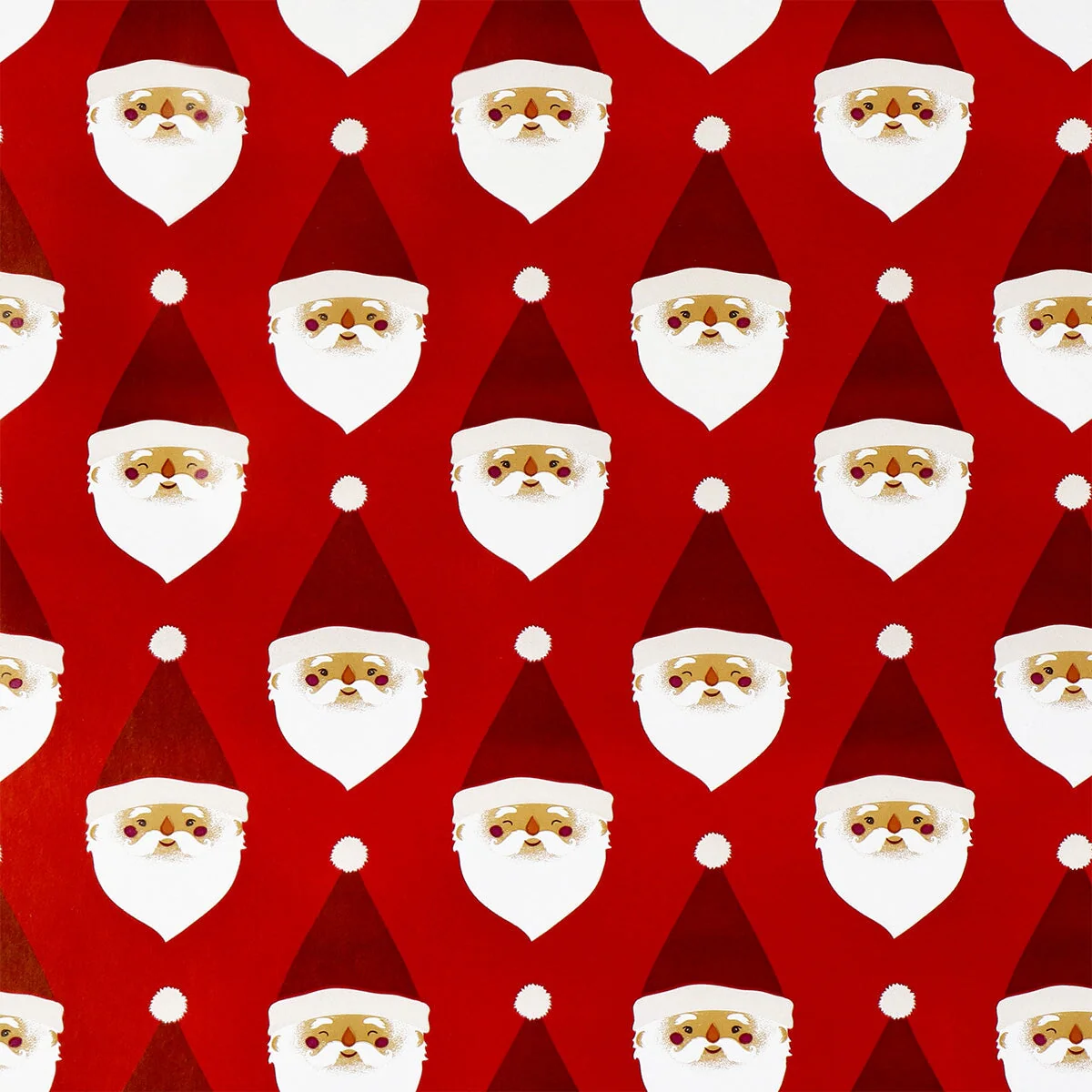 400 cm Wrapping paper - Santas - Image 2