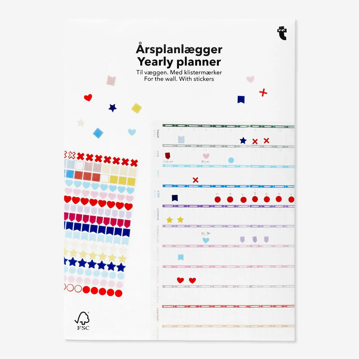 Yearly planner. For the wall - Image 3