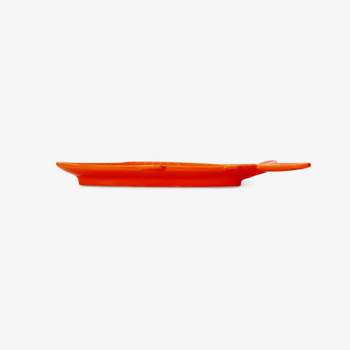 Orange fish serving plate - 26 cm - Image 2