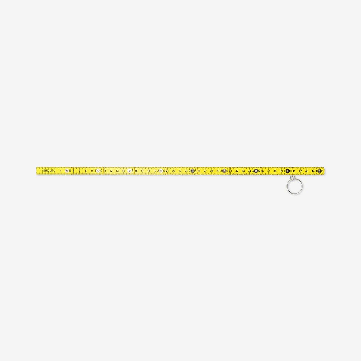 Yellow Folding Ruler Keychain - Image 2