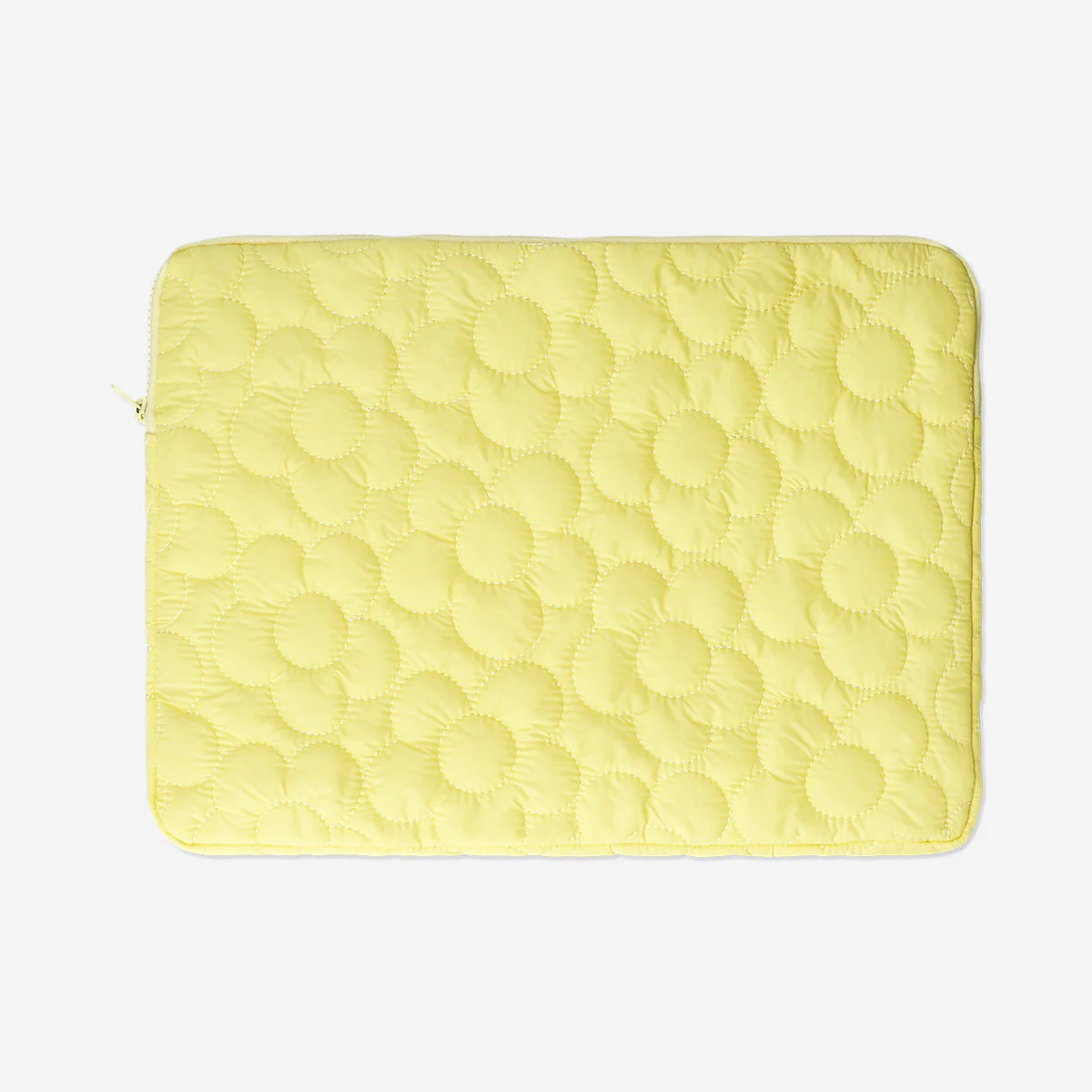 Yellow quilted laptop sleeve - 15 inch - Image 3